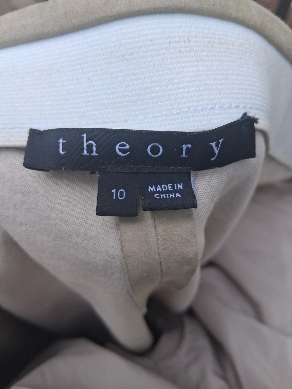 Theory Women’s Suede Pants Size 10 - Picture 2 of 16